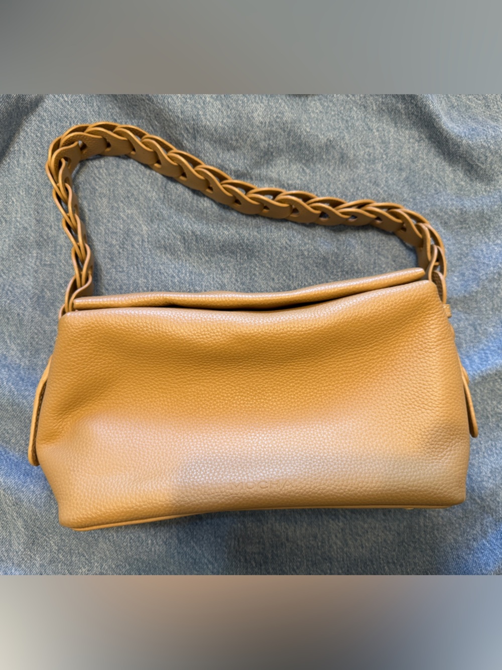 MOCHA (Australian brand) Shoulder Bag with flap & zipper